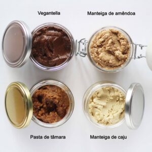 manteigas e pastas de frutos secos