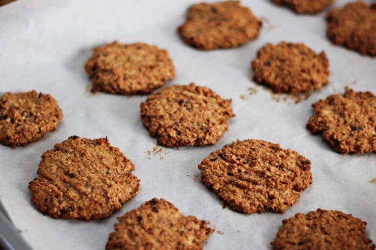 Bolachas de aveia maçã e ameixa