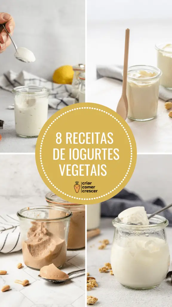 receitas de iogurtes vegetais