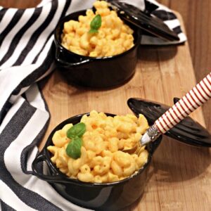 Mac and cheese de batata doce (vegan)