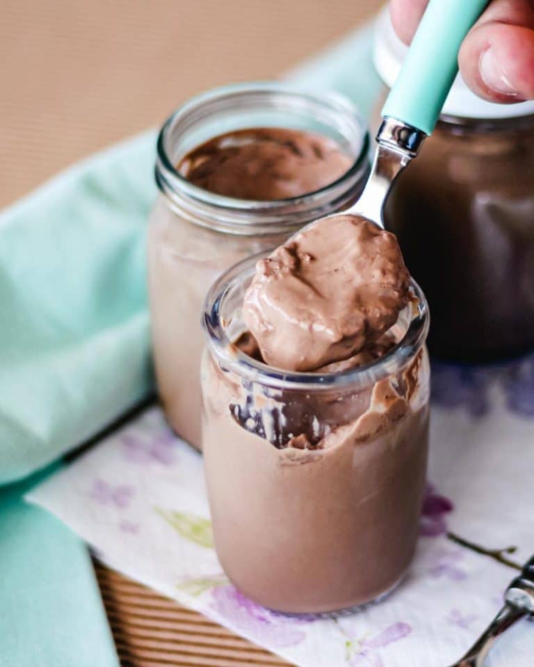 iogurte de soja e chocolate