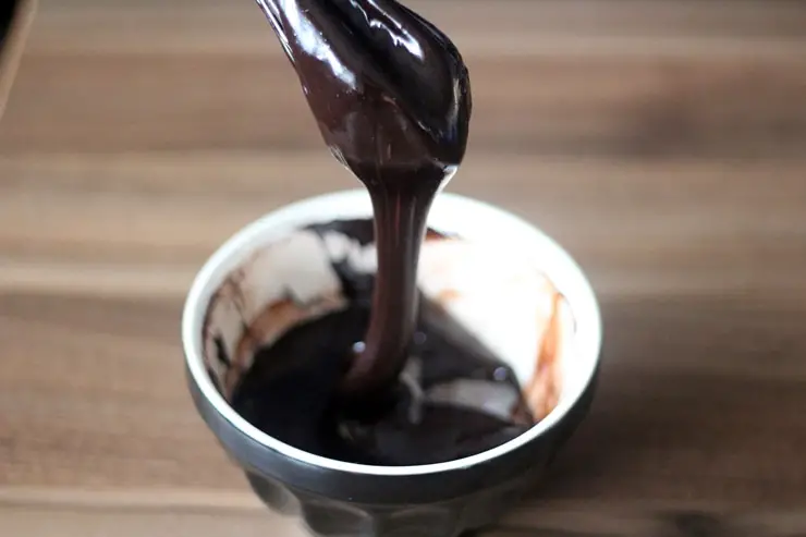 Cobertura de chocolate - ganache de chocolate vegan sem leite