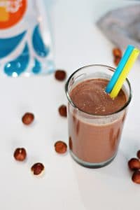 batido de nutella saudável - vegan