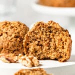 muffins de cenoura vegan e sem açúcar