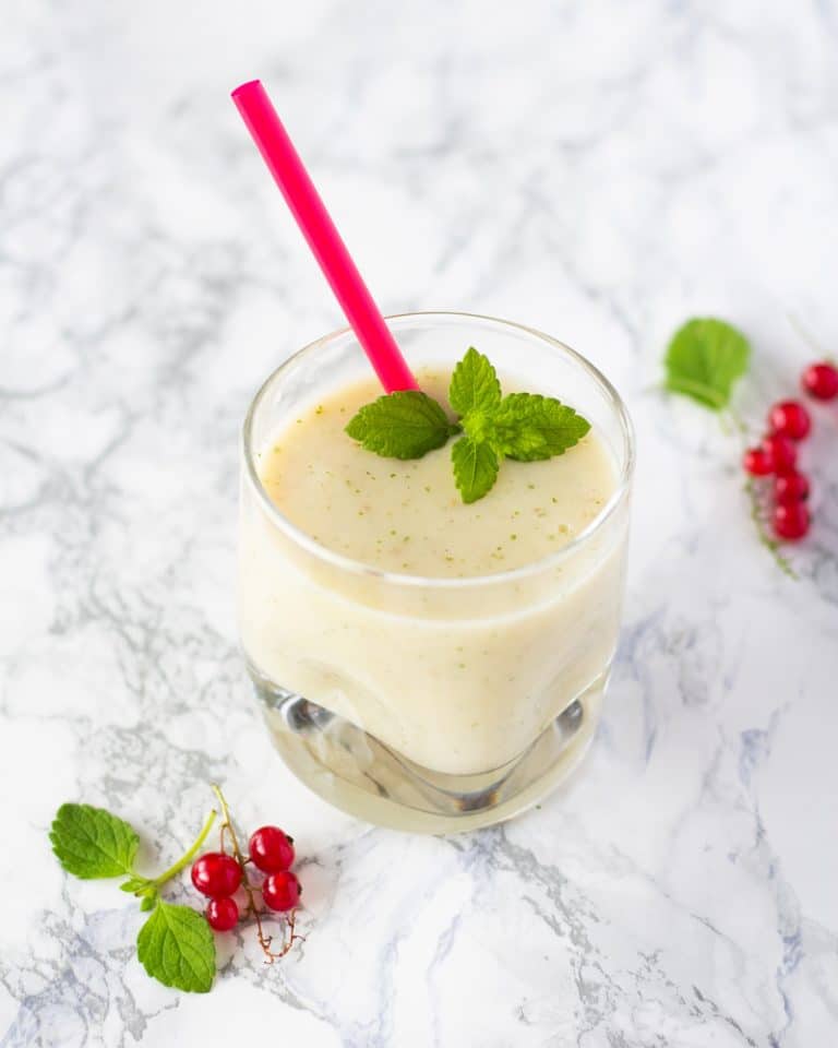 batido de melão e menta