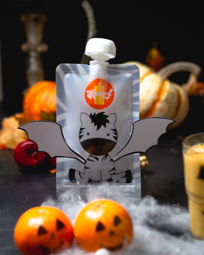 batido de abobora halloween