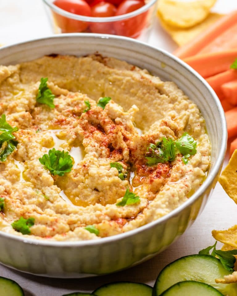 Hummus leve à minha moda