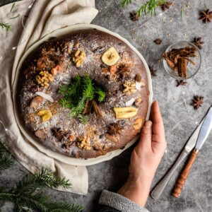 Bolo rainha mais saudável - vegan