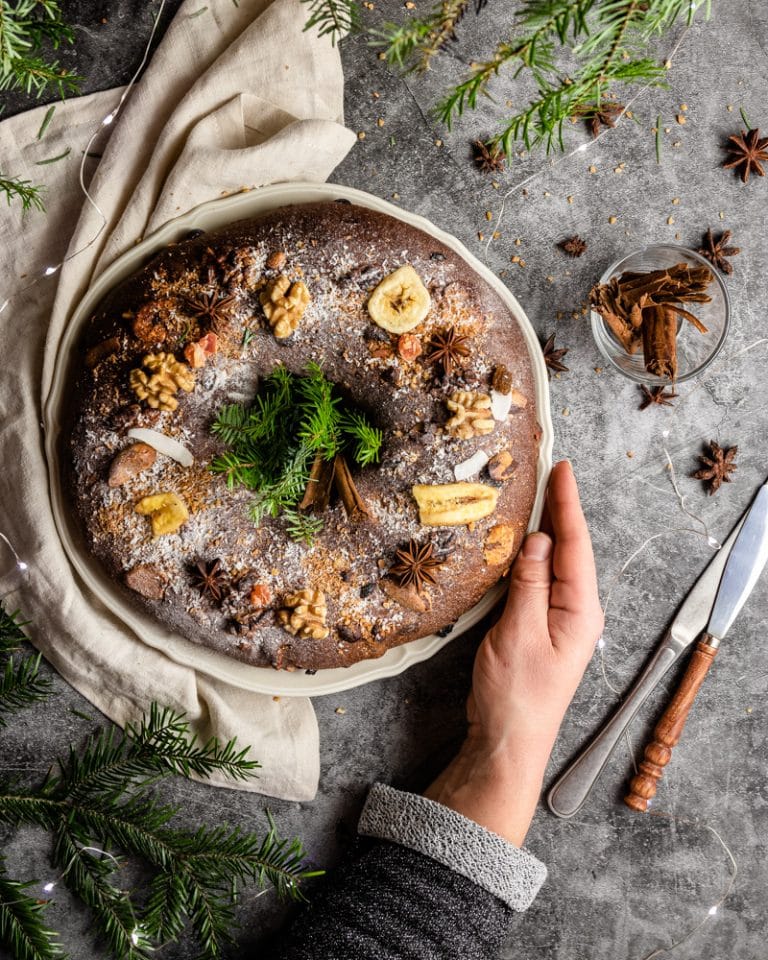 Bolo rainha mais saudável - vegan