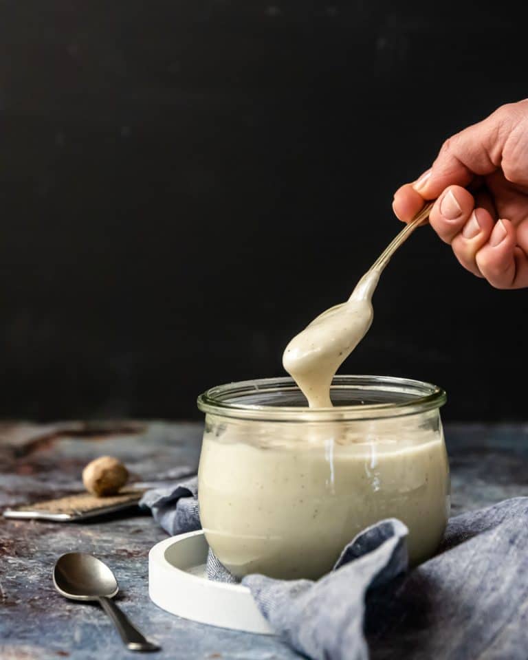 Molho bechamel vegan - para alérgicos ao leite