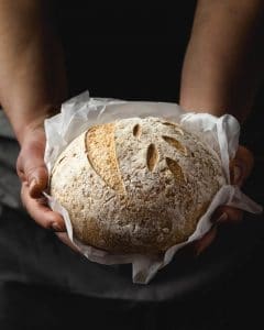 Pão sem glúten de fermentação natural