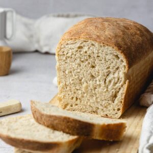 Pão de forma de fermentação natural