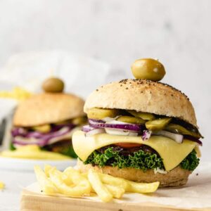 Pão de hamburguer de fermentação natural sem plv nem ovo