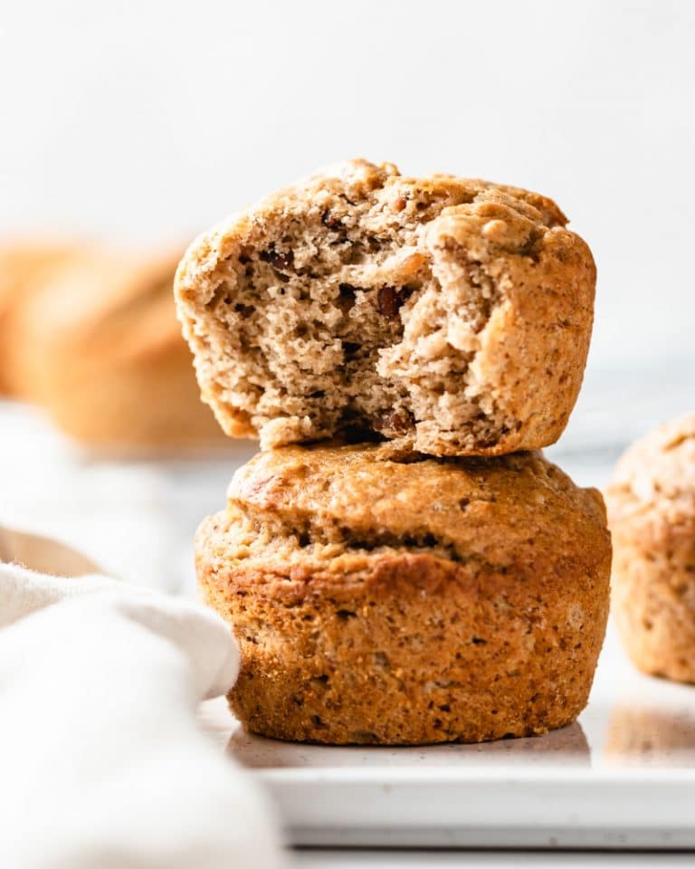Muffins de banana sem glúten