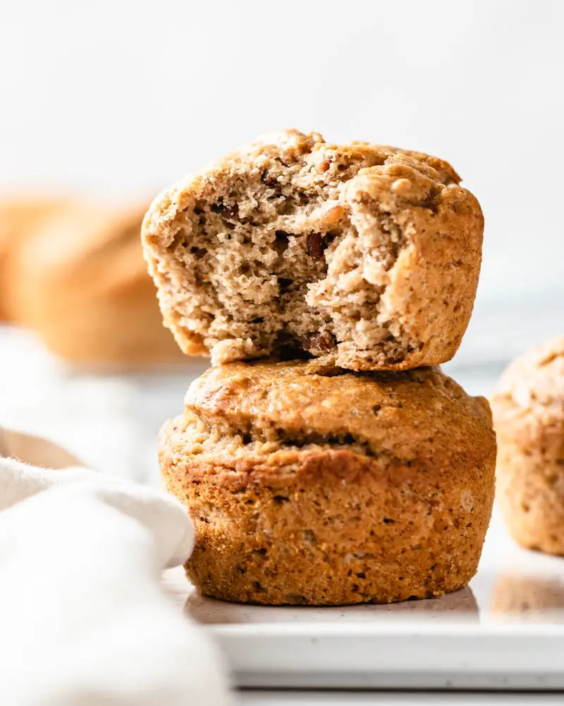 Muffins de banana sem glúten