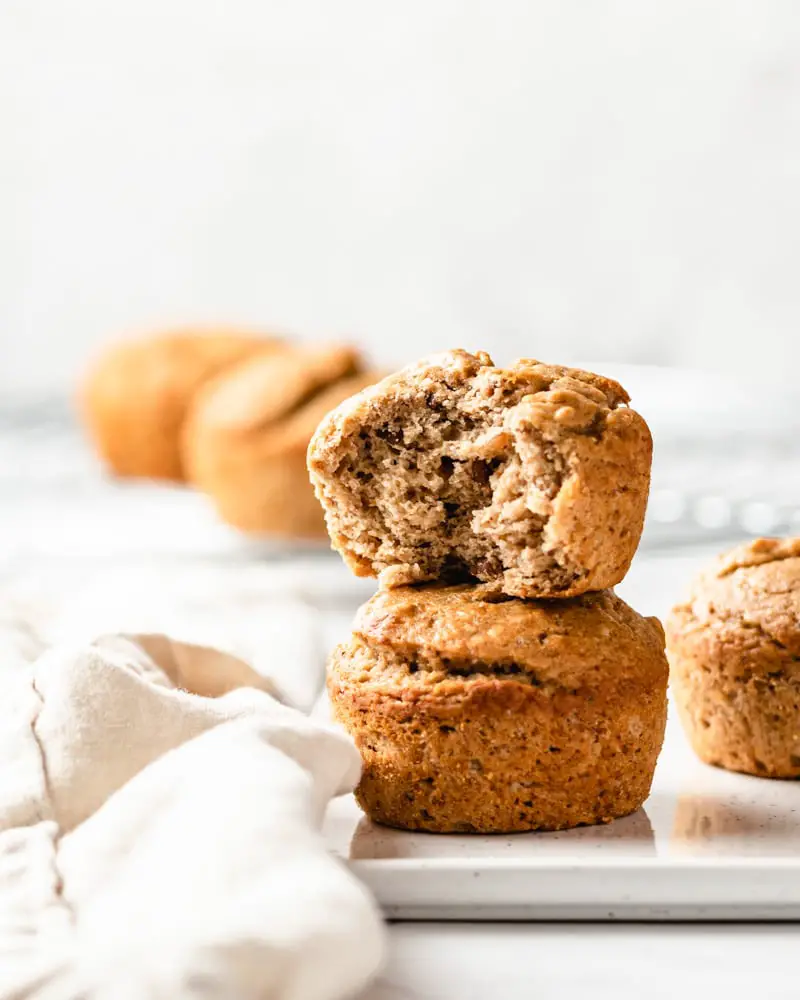 Muffins de banana sem glúten