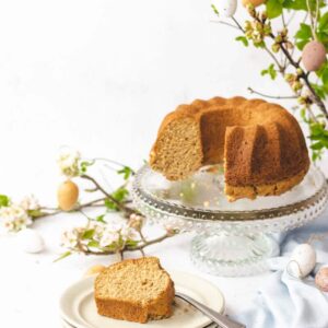 Pão de ló vegan sem leite, lactose, sem ovo e sem soja-