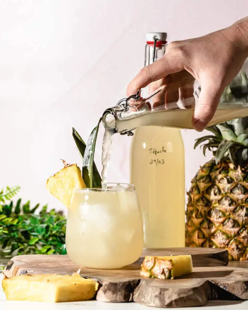 Tepache refrigerante caseiro de ananás