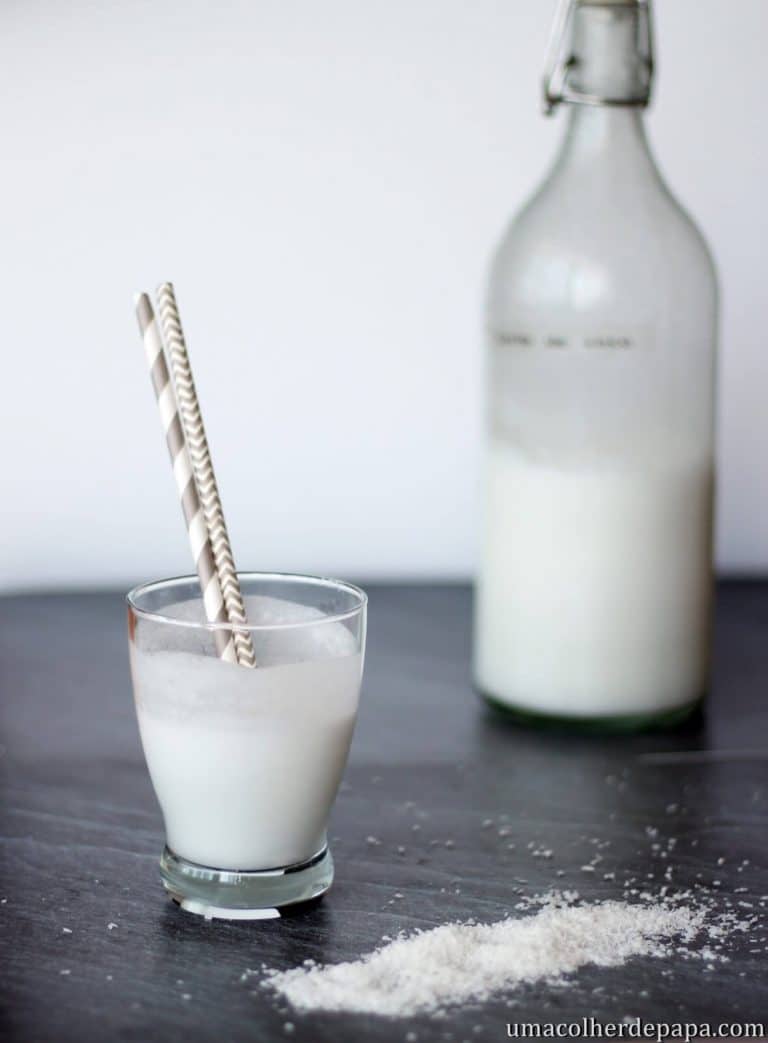 bebida de coco caseira