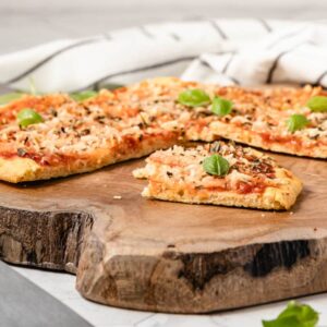 Base de pizza sem glúten com FIDU FOODS