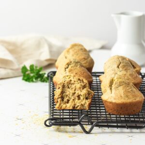 Muffins de queijo - vegan sem leite e sem ovo