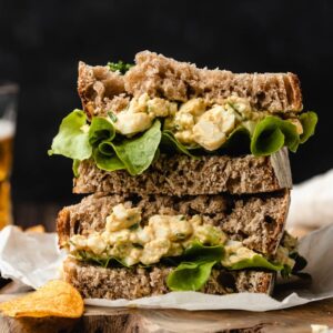 Salada de ovo saudável sem maionese