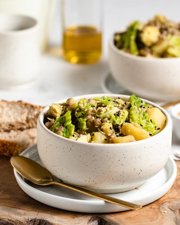 One-Pot lentilhas com batata e couve