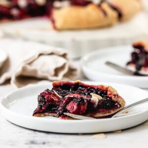 tarte de frutos vermelhos fácil vegan - sem leite nem ovos