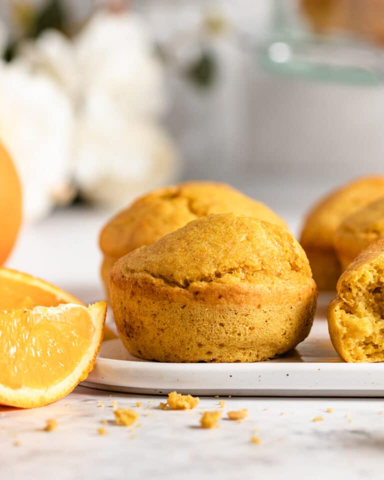 queques de laranja sem leite, sem ovo e sem glúten