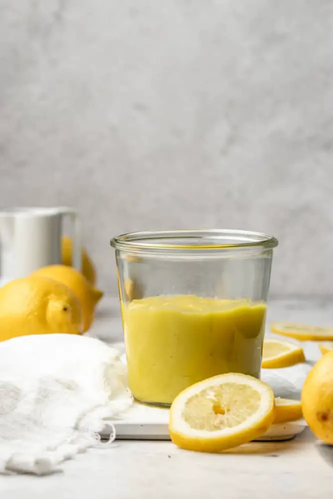Creme de limão - Lemon curd - sem leite, sem ovo e sem glúten - vegan