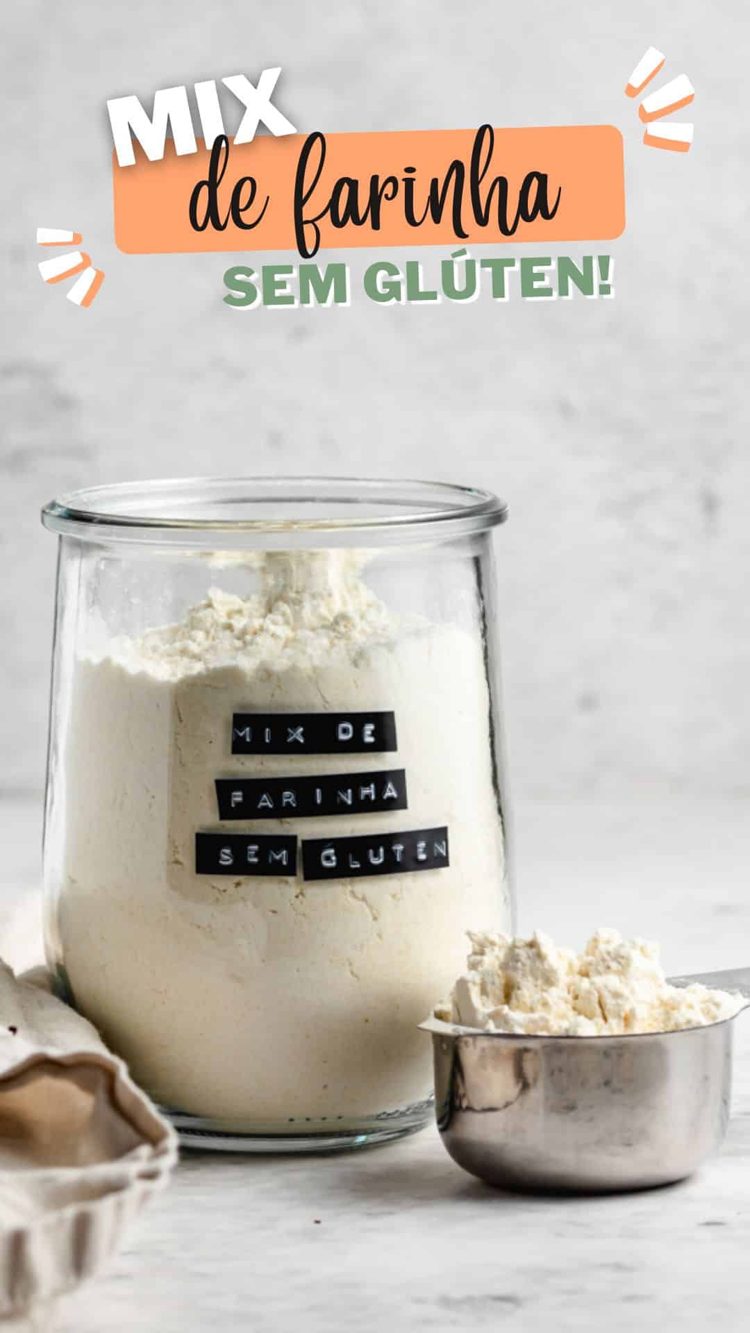 Mix de farinha sem glúten para bolos - Criar Comer Crescer