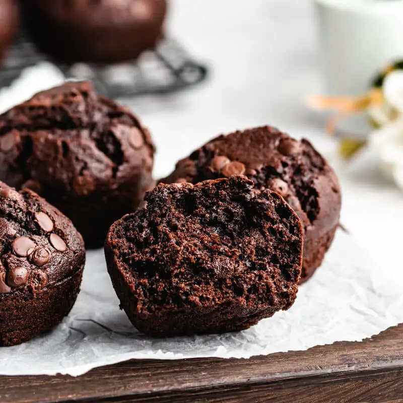 Muffins de chocolate Criar Comer Crescer