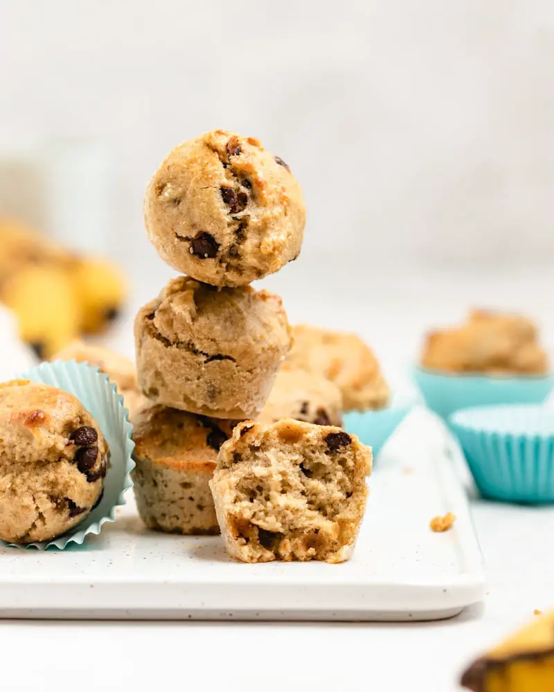 Muffins de banana e aveia Criar Comer Crescer