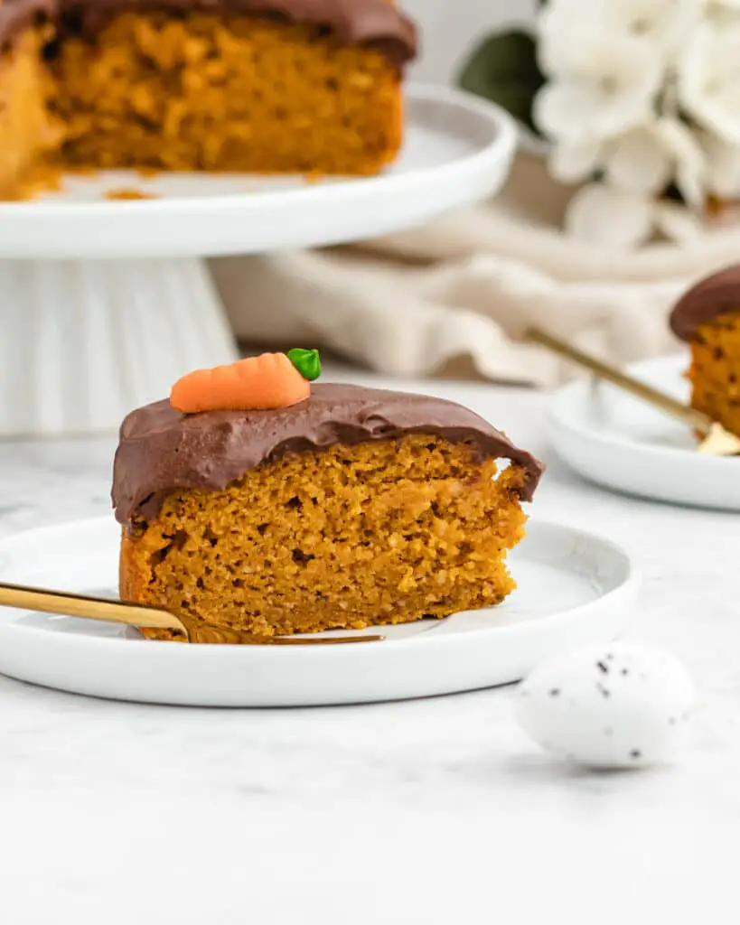 Bolo de cenoura vegan - sem ovos, leite ou manteiga