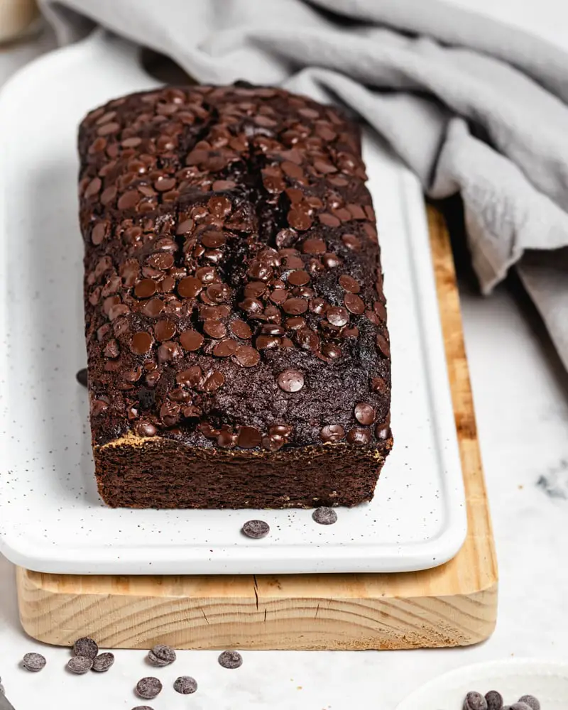 pão de banana e chocolate