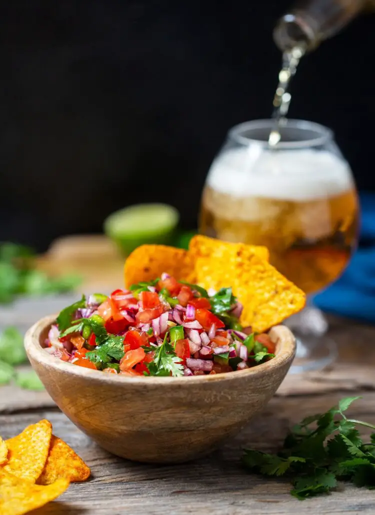 receita de Pico de Gallo (salsa mexicana) fresca e deliciosa