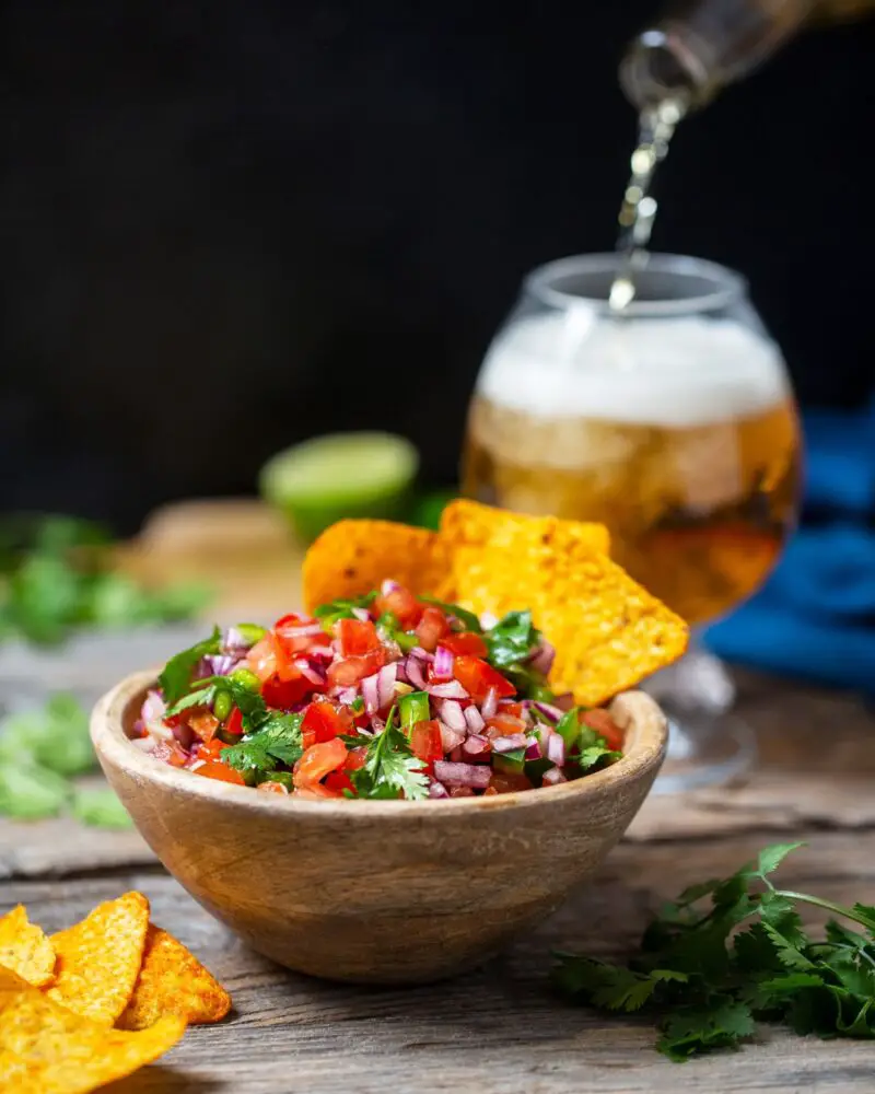 receita de Pico de Gallo (salsa mexicana) fresca e deliciosa