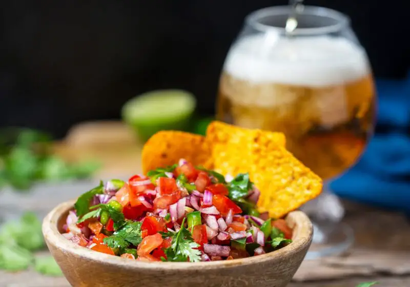 receita de Pico de Gallo (salsa mexicana) fresca e deliciosa