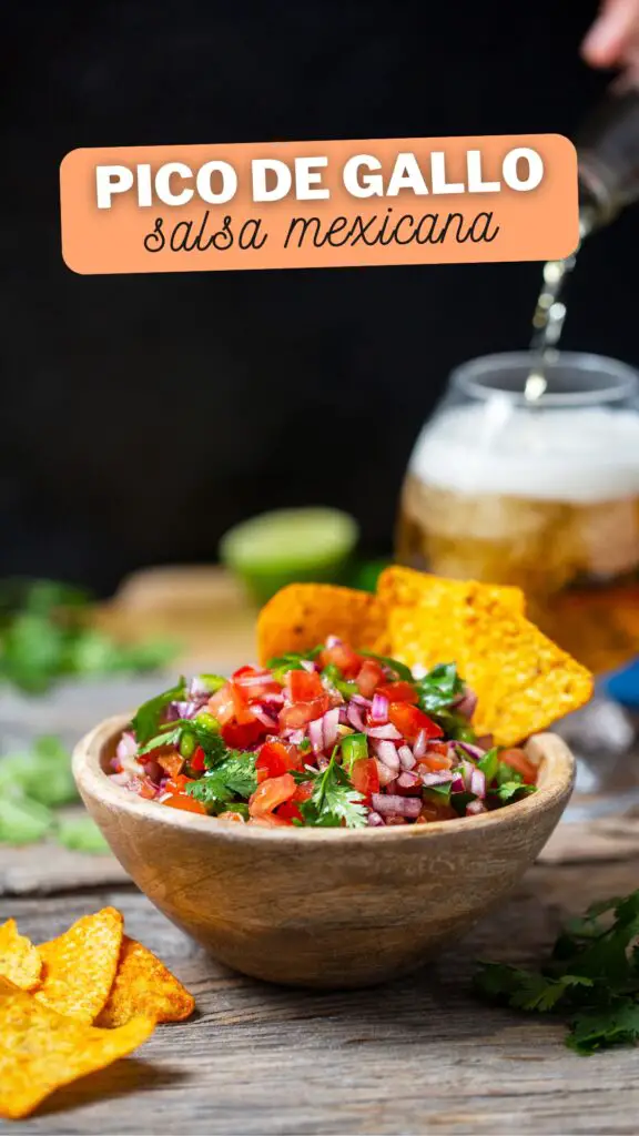 receita de Pico de Gallo (salsa mexicana) fresca e deliciosa