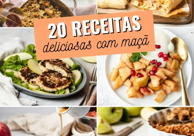 20 receitas deliciosas com maçã