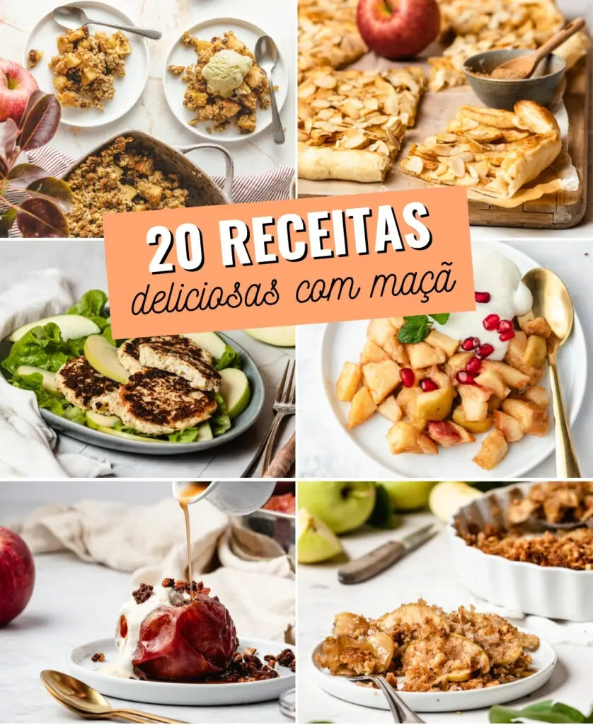 20 receitas deliciosas com maçã