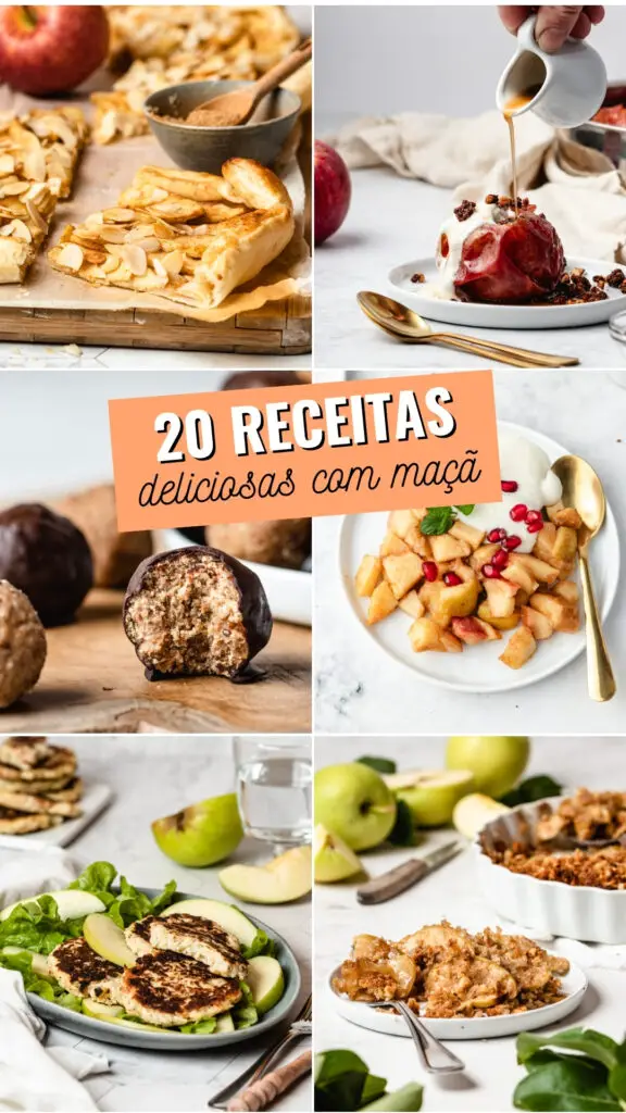 20 receitas deliciosas com maçã