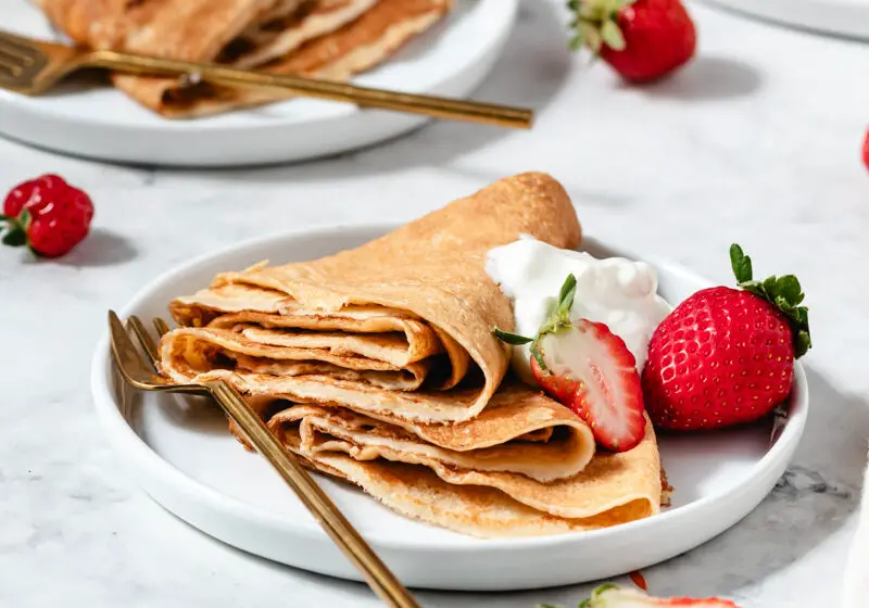 Crepes de fermentação natural