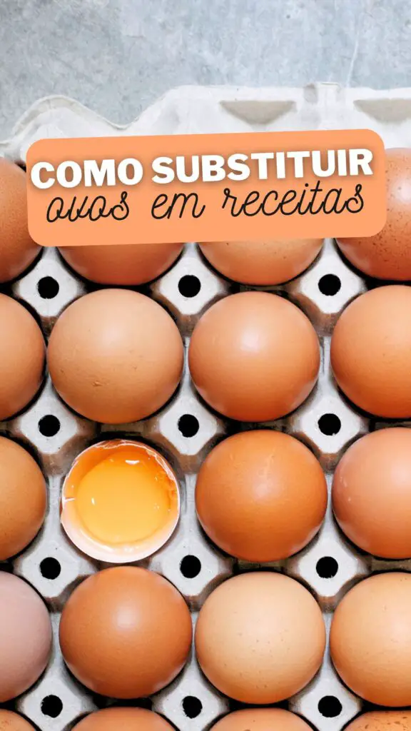 substituir ovos em receitas