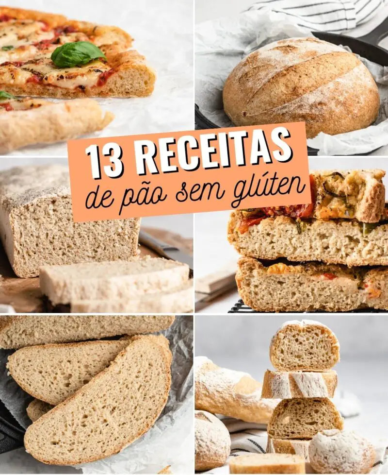 Receitas de pão sem glúten