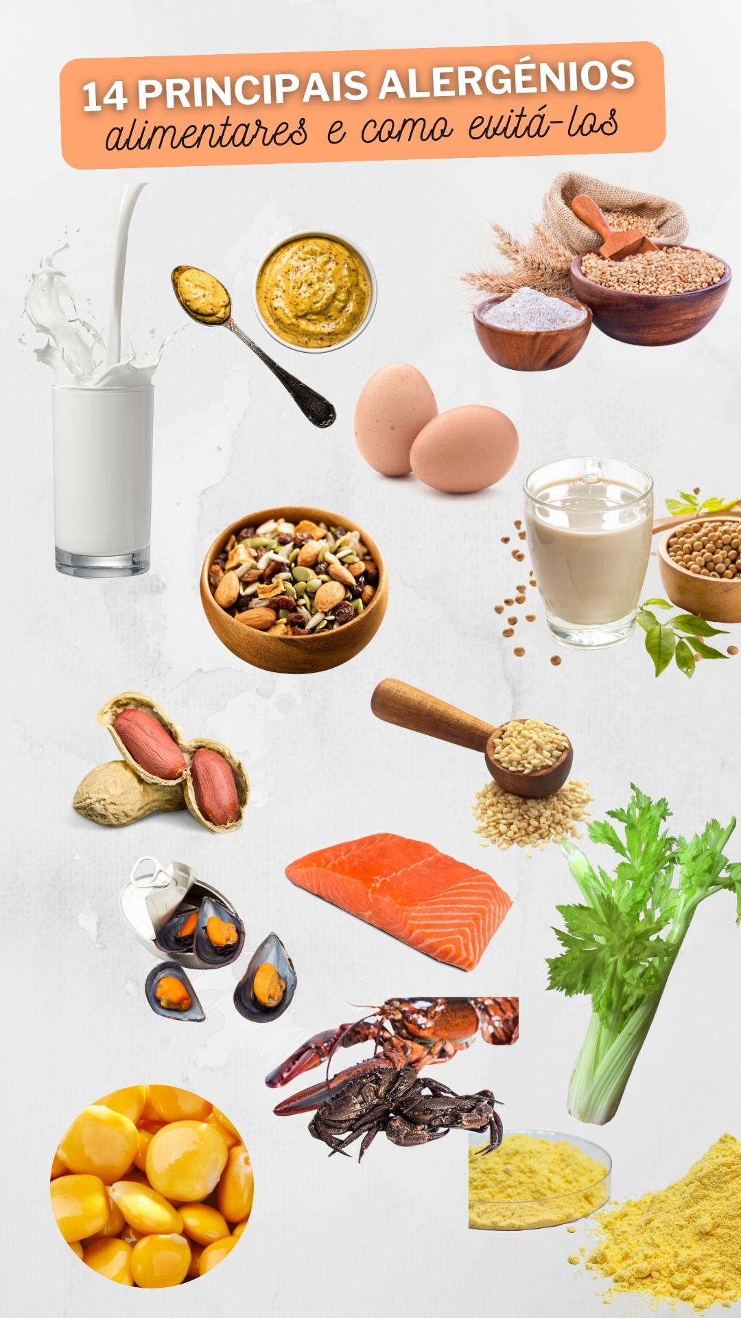 Principais alergénios alimentares - Criar Comer Crescer