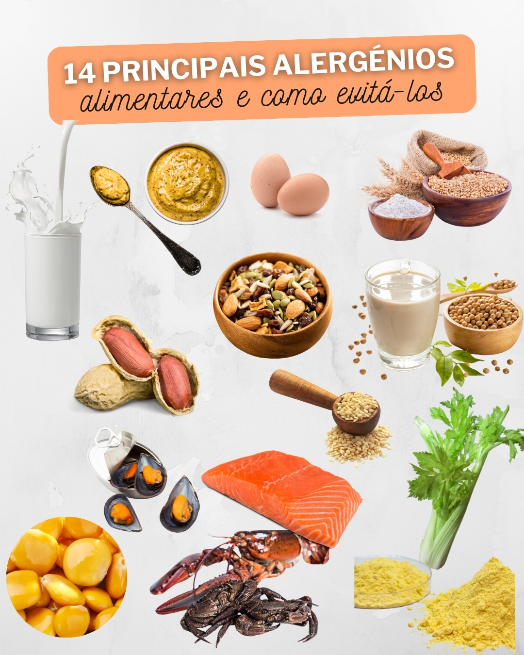 Principais alergénios alimentares - Criar Comer Crescer