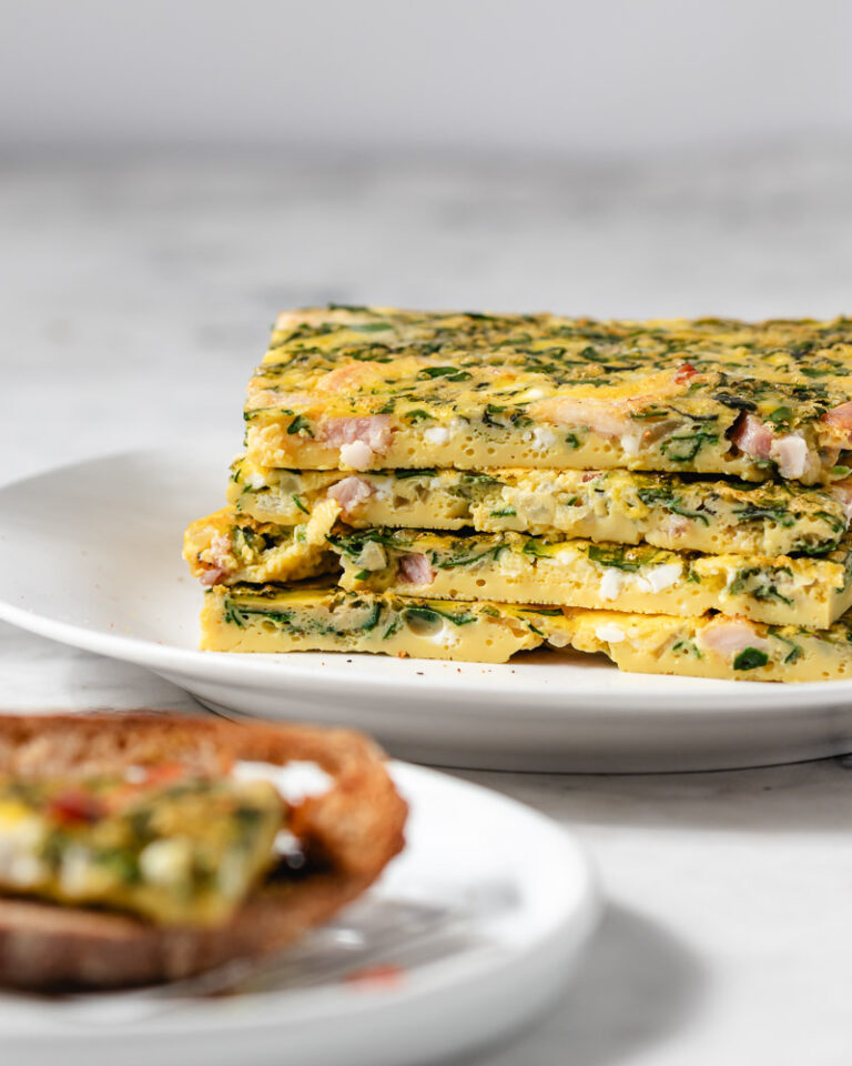 omelete de tabuleiro no forno