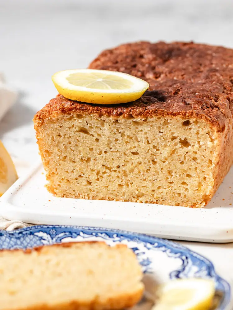 Pão de limão iogurte e azeite sem gluten nem ovos